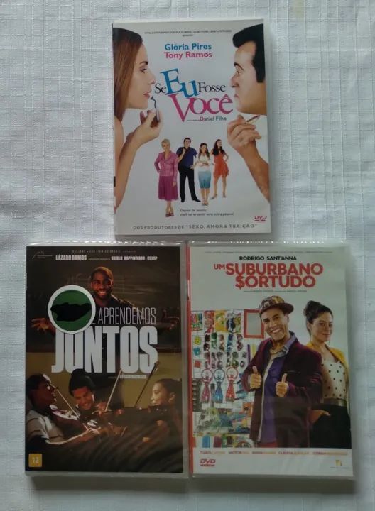 Dvd Lote Filmes Brasileiros - 10 Filmes (originais) - Foto 3