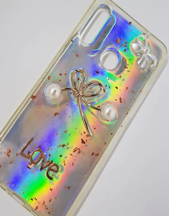 Case Capa Capinha Samsung Galaxy A10 de Silicone com Gotinhas Douradas - Laço Dourado Love - Foto 3