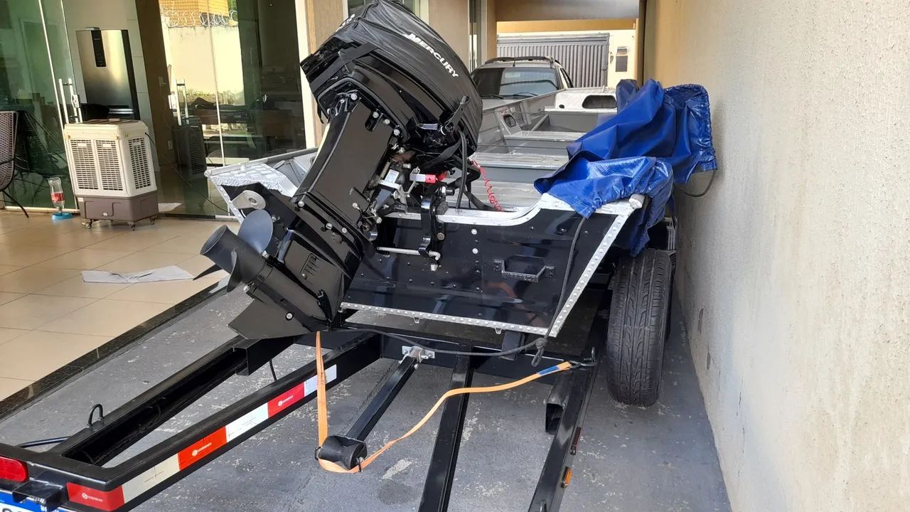 Barco Marreco 55m Mercury 30h berço Bandeirantep - Foto 3