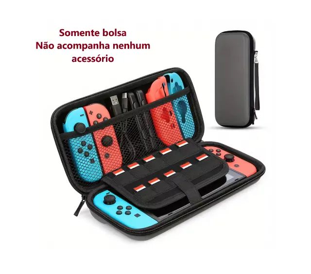 Case bolsa nintendo switch original / oled 