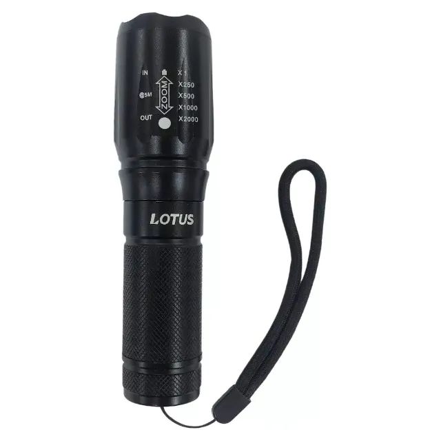 Lanterna Led Super Zoom com Sinalizador 500 Lumens Lotus 1400 - Foto 3