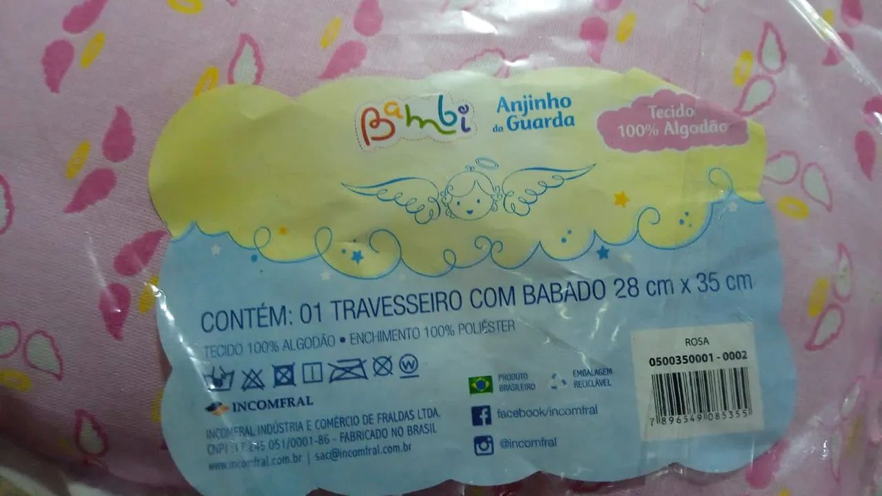Travesseiro para bebê santo anjo do Senhor - Foto 4