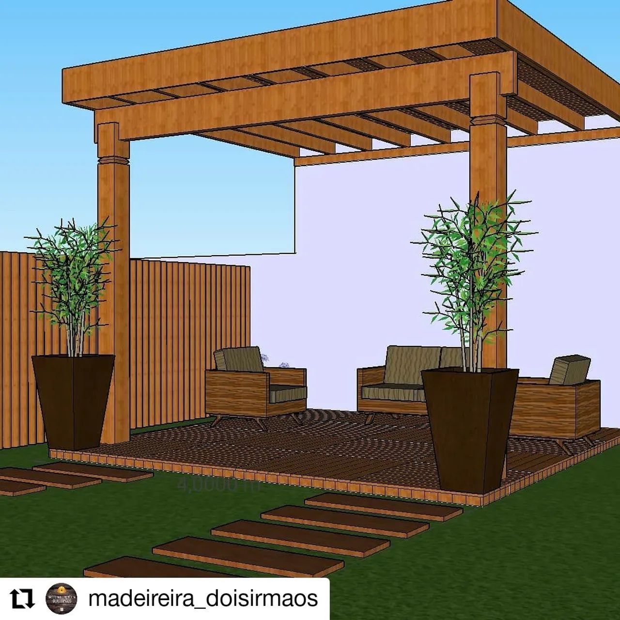 Pergolado/deck - Foto 2