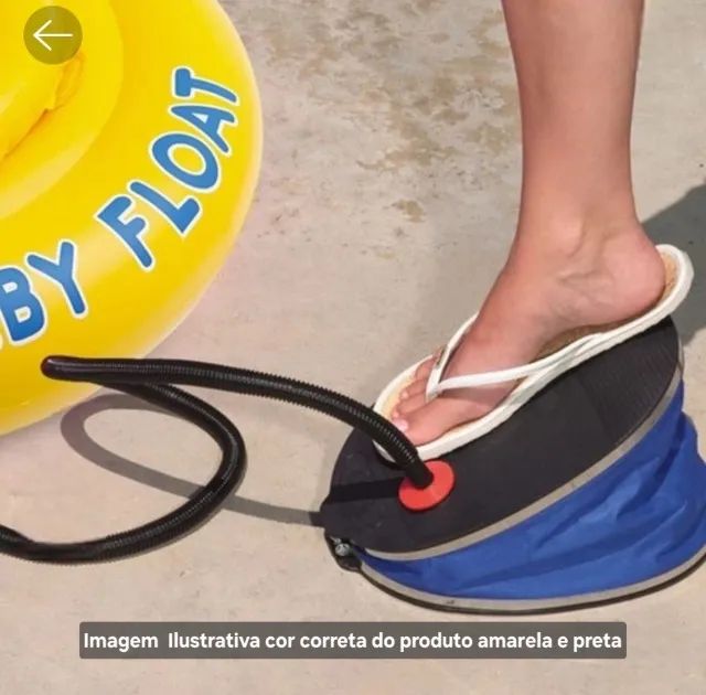 Bomba de Ar para infláveis Nova, bomba de pé, Quechua Original camping lazer  - Foto 5