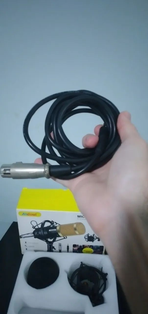 Microfone Condensador BM-800, Andowl 7451 + Kit Básico - Foto 4