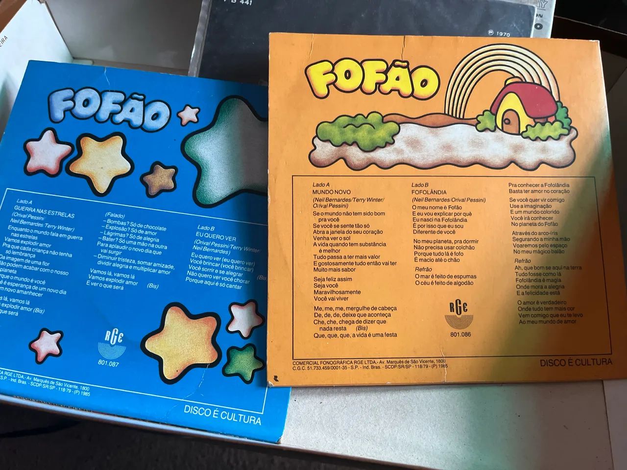Dois compacto vinil fofão * guerra nas estrelas  - Foto 2