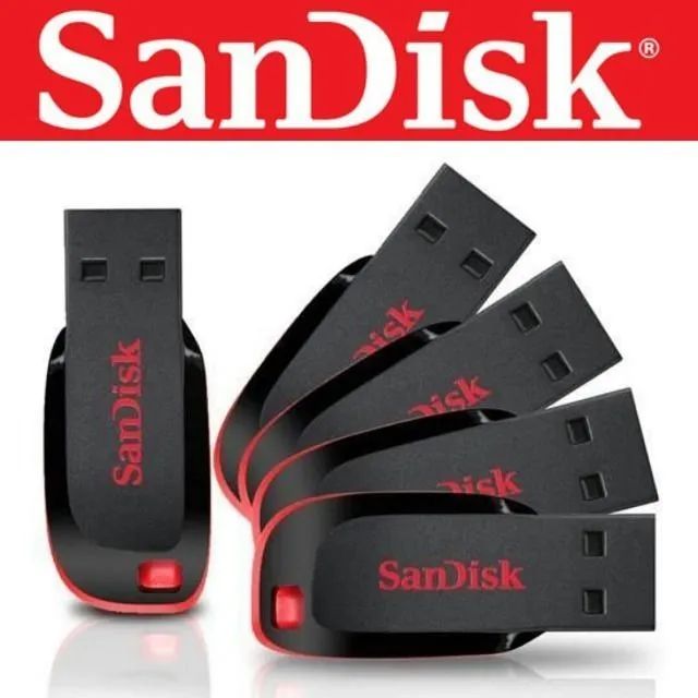 Pen Drive 64 Gb Sandisk  Cruzer Blade - Foto 5