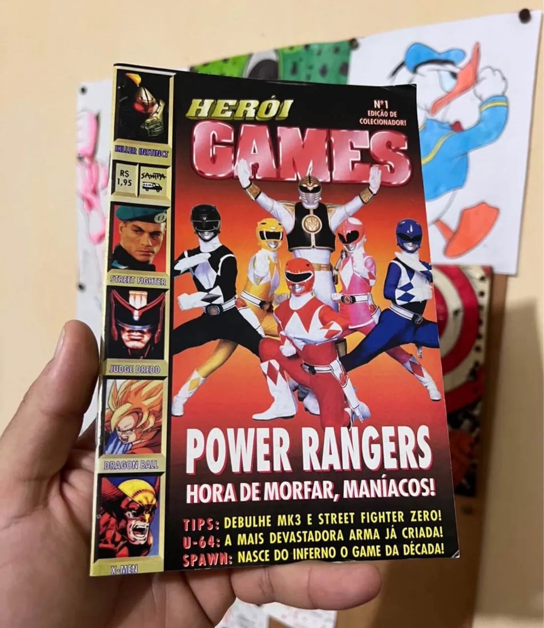 Revistas Heroi games números 1 ao 4, em ótimo estado - Foto 2