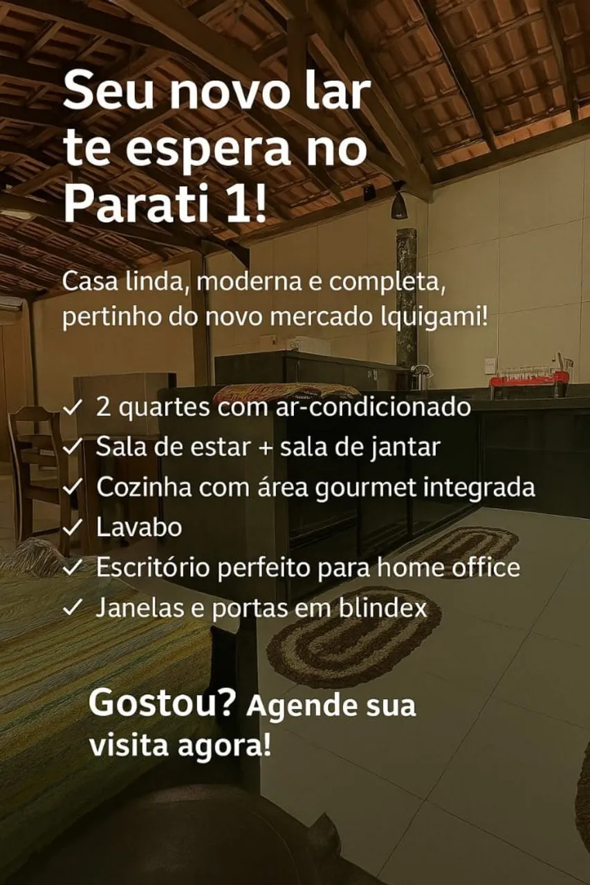 Casa linda, moderna e completa