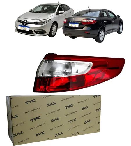 Lanterna Traseira Renault Fluence 2011 A 2016 Canto Sem Led