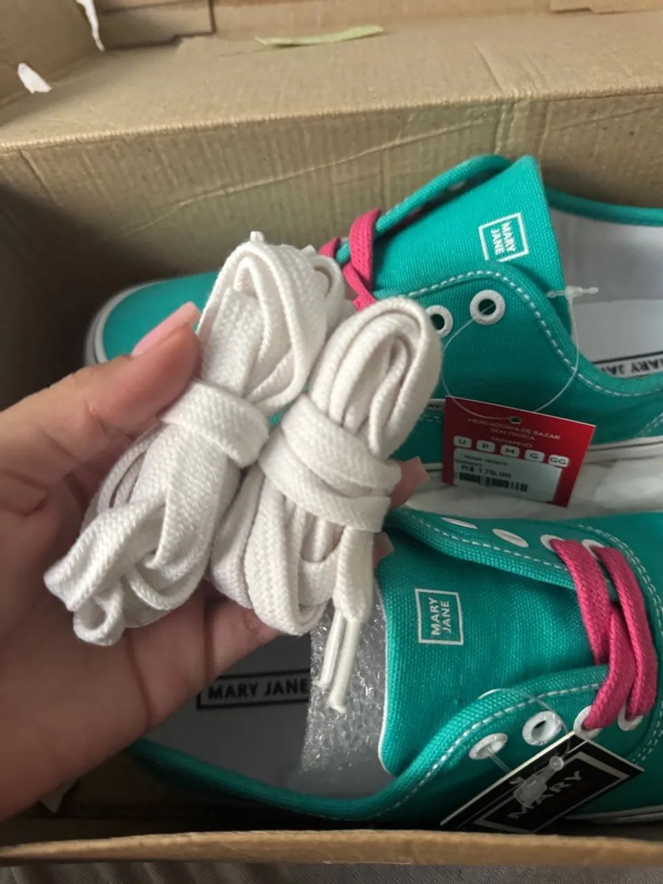 Tênis Mary Jane Verde - Foto 4