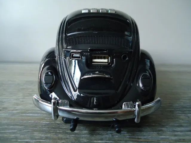 Caixa De Som Portátil Fusca Mp3 Rádio Fm Usb - Foto 4