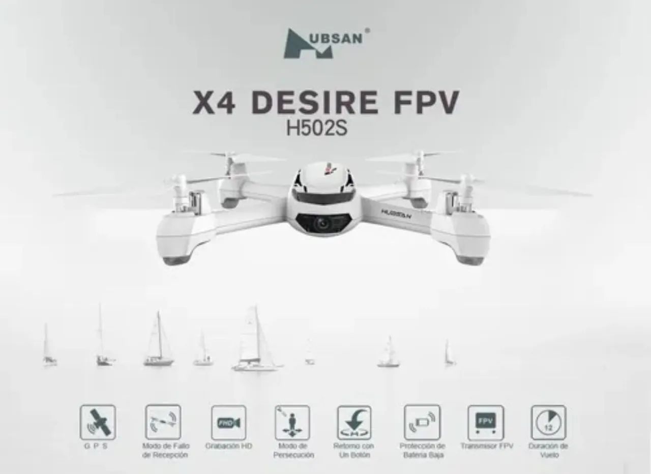 Drone Hubsan  X4 Desire H502S (novo sem uso) Oportunidade 