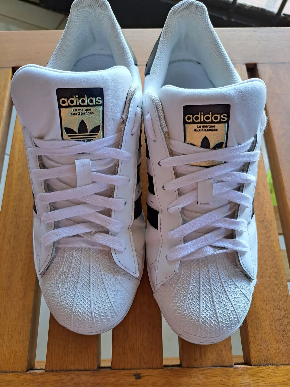 Adidas Superstar - Branco com detalhes em preto