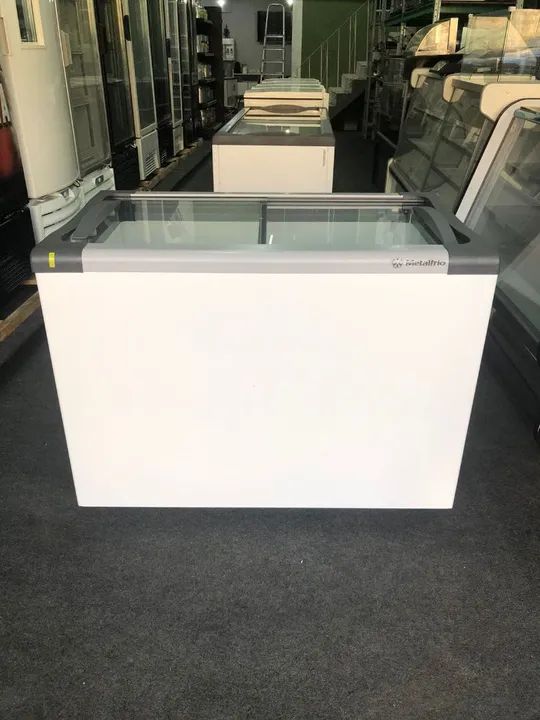 Freezer tampa de vidro 300Lt (Novo)
