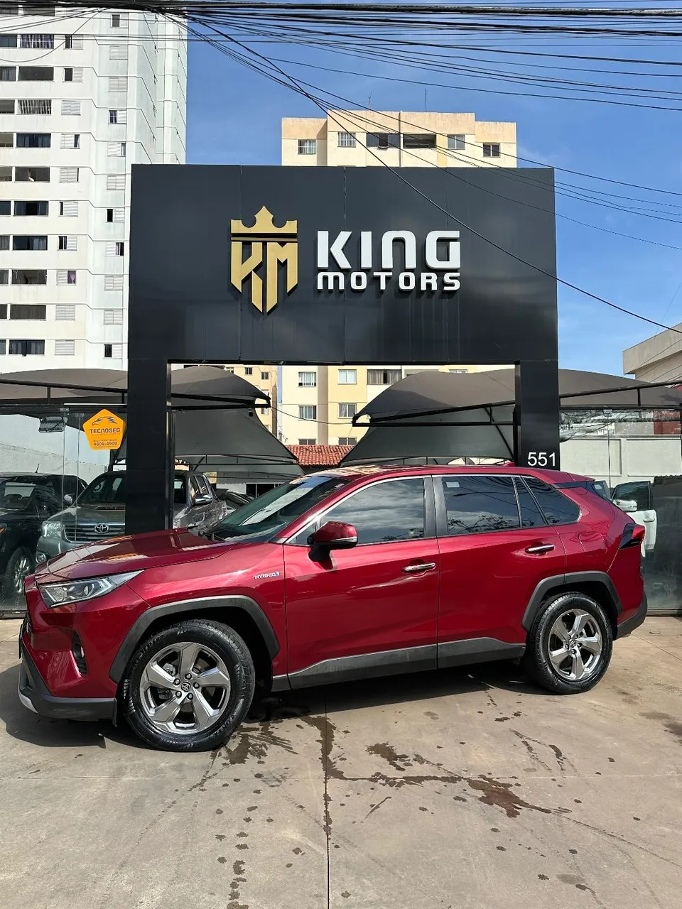 RAV-4 RAV4 2.5 S AWD HYBRID VERMELHA 2019/2019