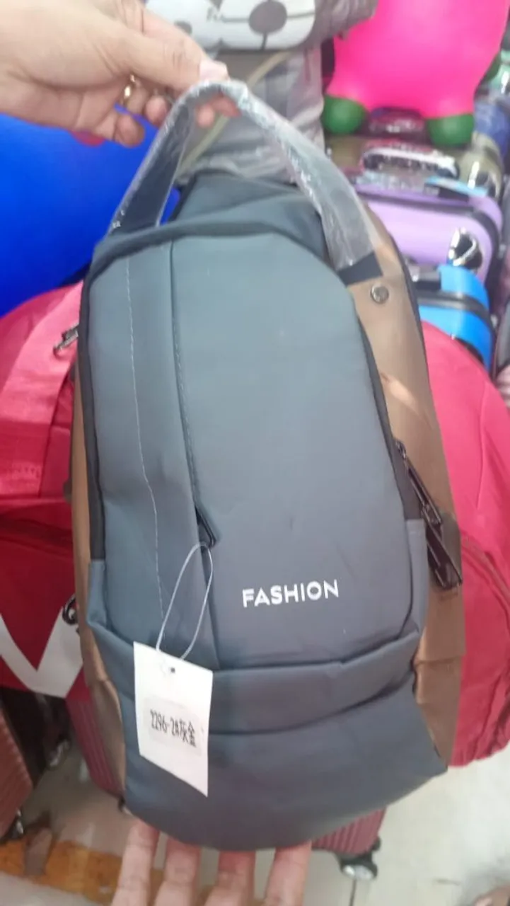Bolsa Fashion Unissex Cinza