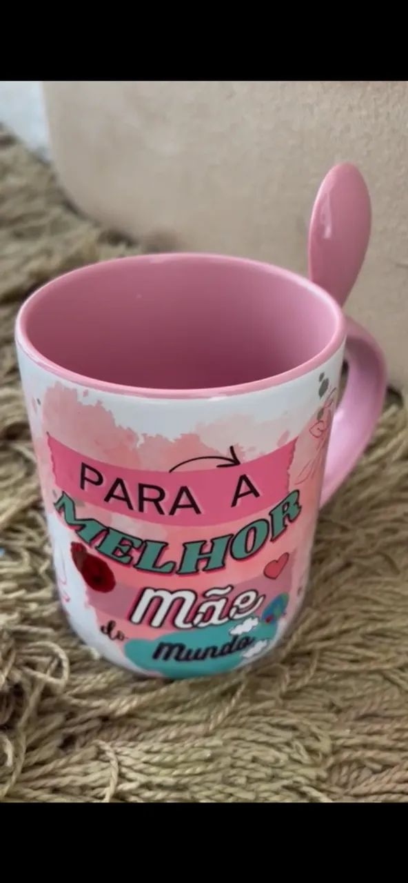 Caneca Personalizada com Colher - Foto 3