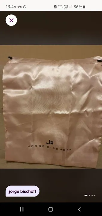 Saquinho dust bag Jorge bischoff 