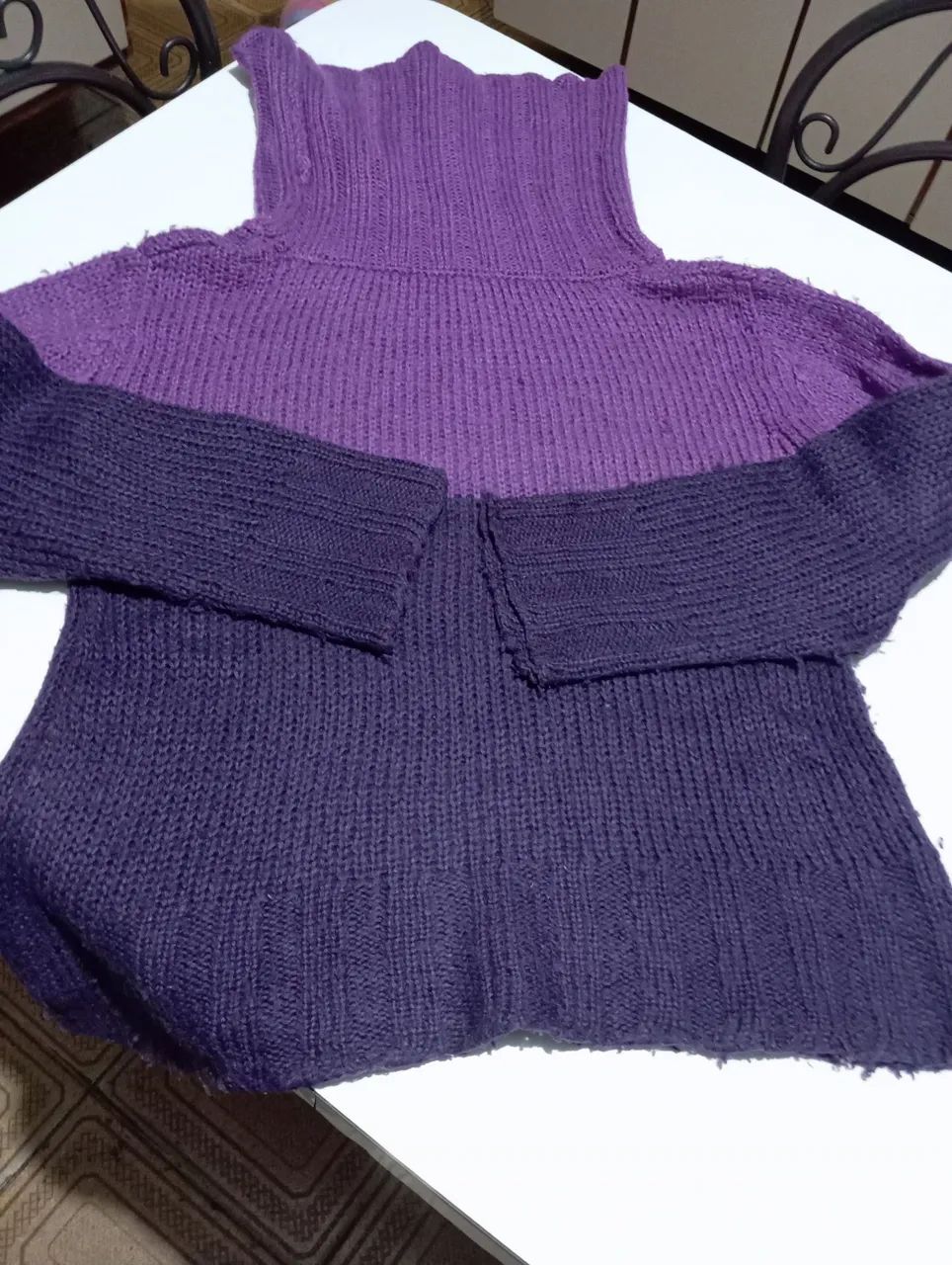 Blusa Tricô com gola alta - Foto 2