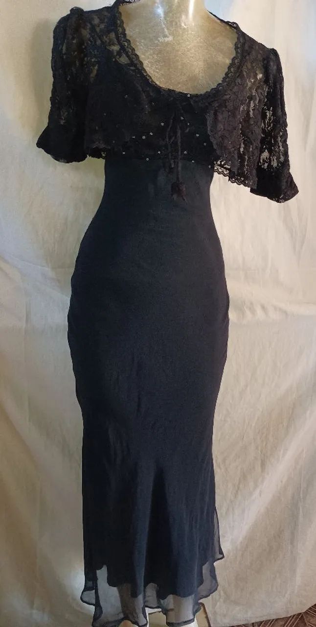 Vestido de Gala Adulto - Seminovo- Korecom 38-P - R$ 120,00 - Foto 3