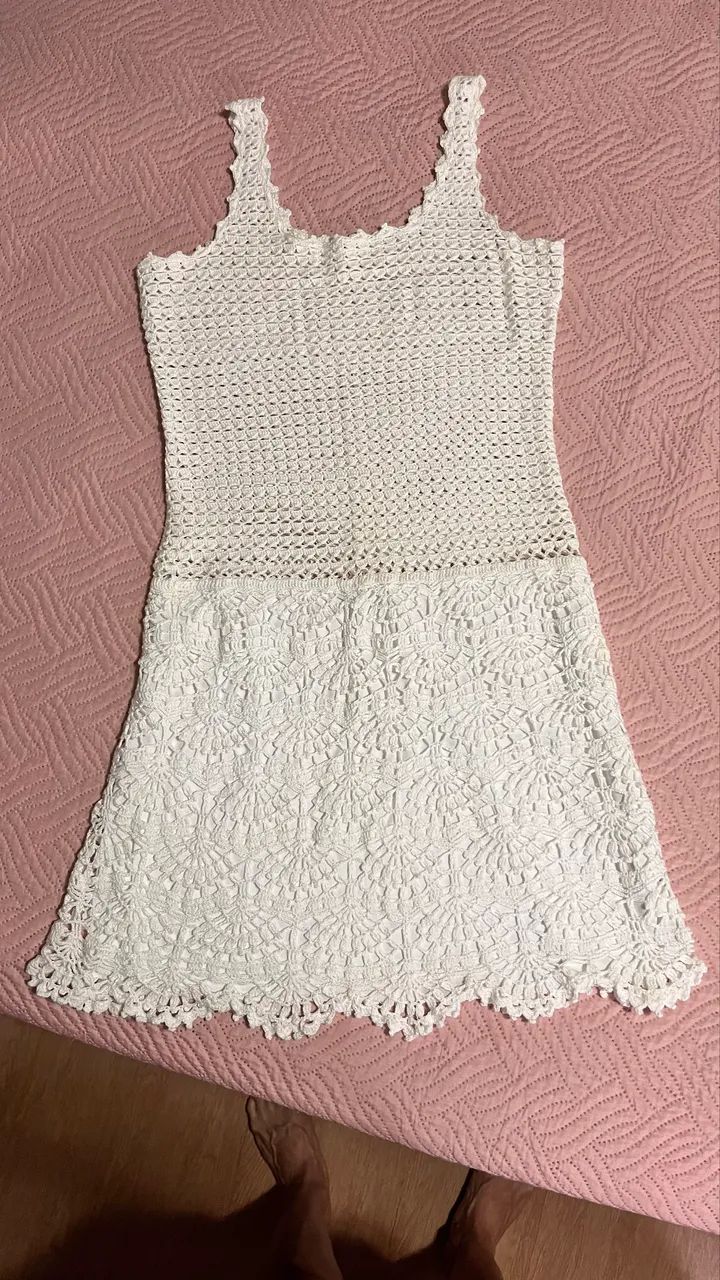 Mini vestido em crochê  - Foto 2