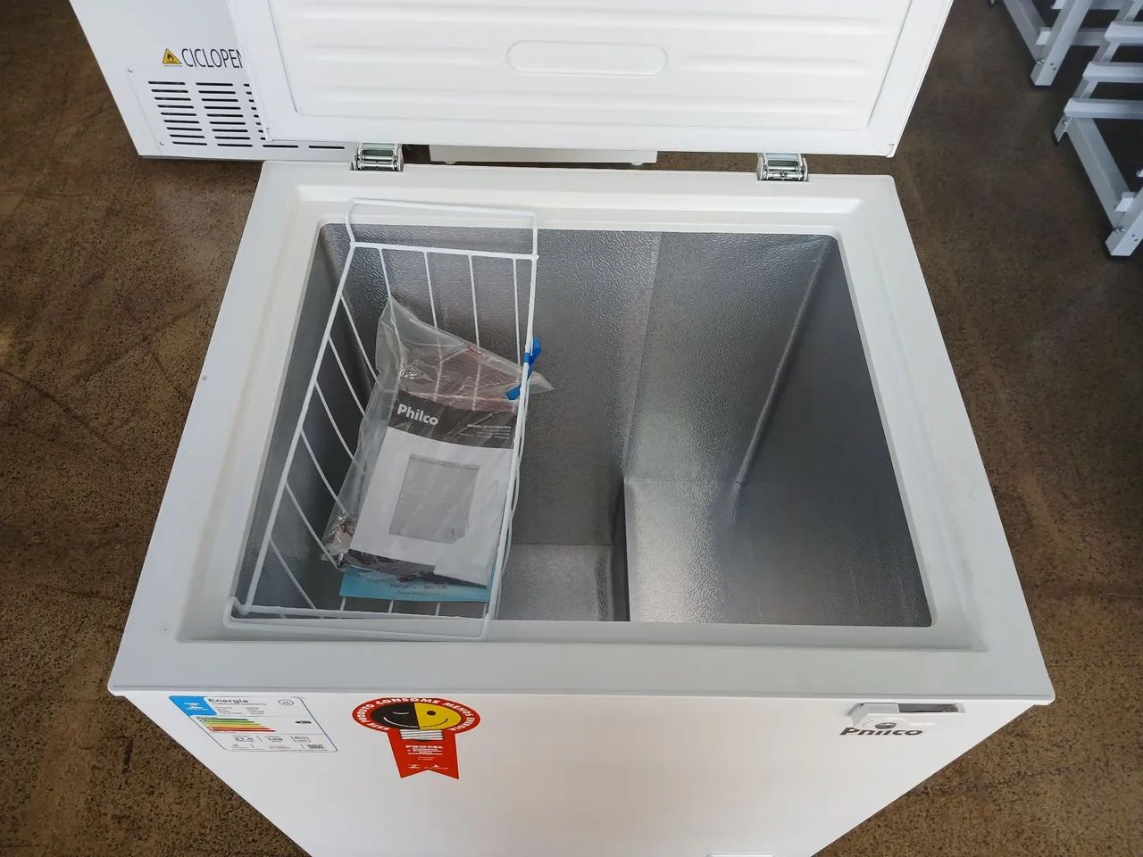 Freezer Horizontal Philco 1 Porta 140L Dupla Ação  - Foto 3