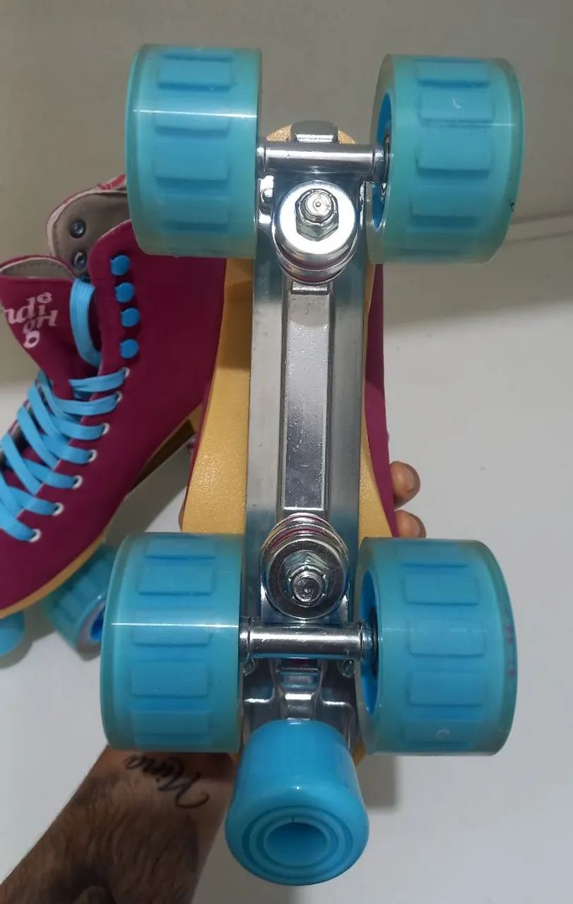 Patins Quatro Rodas Candy Girl - U774Rb C/Mochila (Novo na caixa) - Foto 4