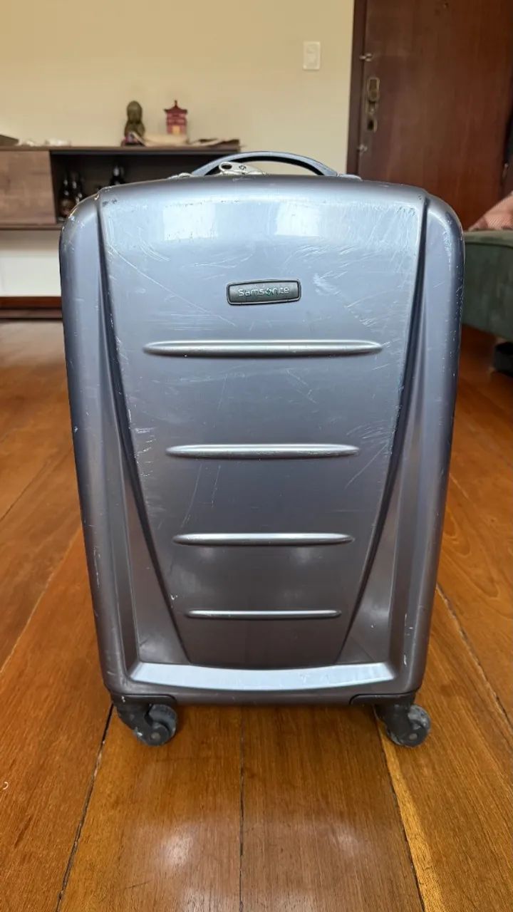Mala Samsonite Winfield 2 Cinza Usada