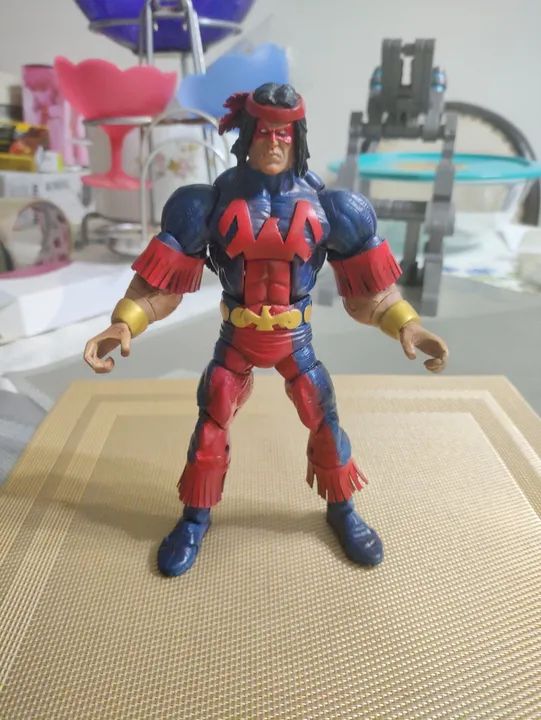 BONECO PASSARO TROVEJANTE I THUNDERBIRD GIANT SIZE CUSTOM feito com MARVEL LEGENDS Warpath - Foto 2