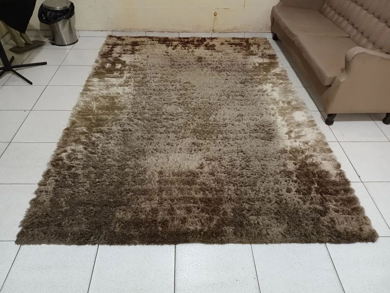 Tapete Felpudo Bege - 2,90x2,00m - Foto 2