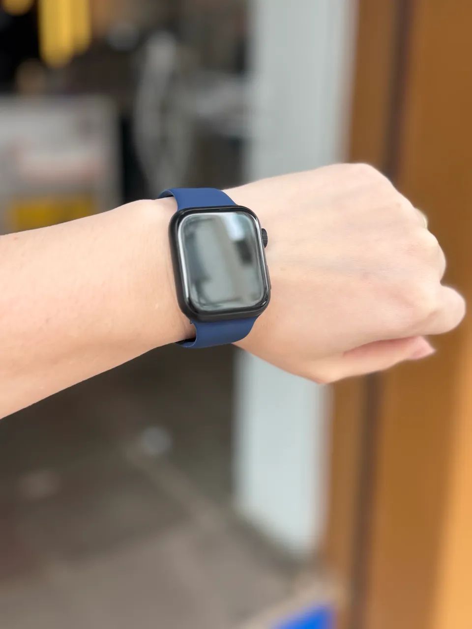 Smartwatch Inteligente Mini 1.75 Polegadas Azul  - Foto 4
