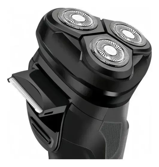 Barbeador Elétrico B Max 3 Lâminas Bm C053 À Prova D'água Preto 127/220v - Foto 4