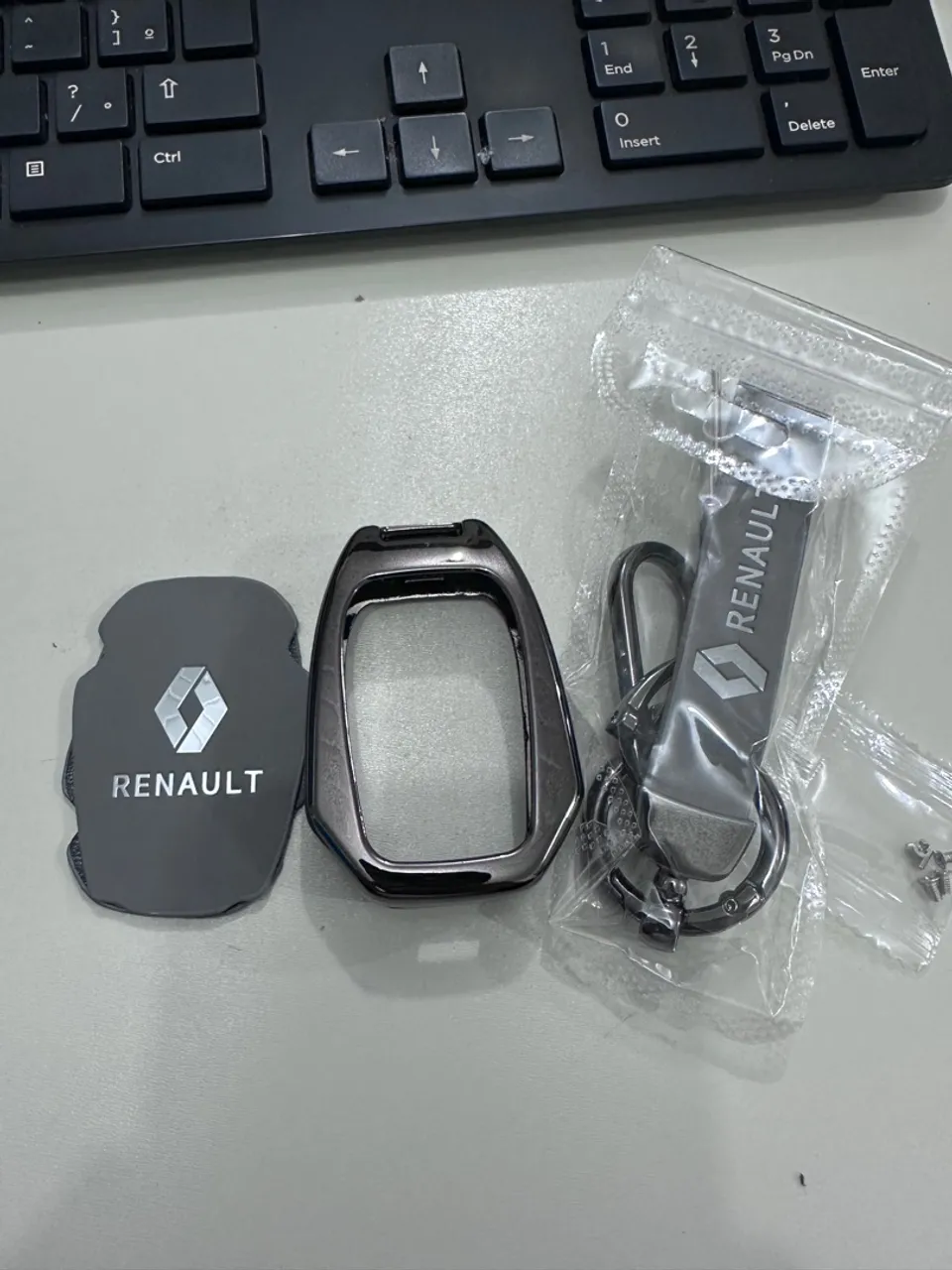Capa de chave Renault + Chaveiro Renault Kwid