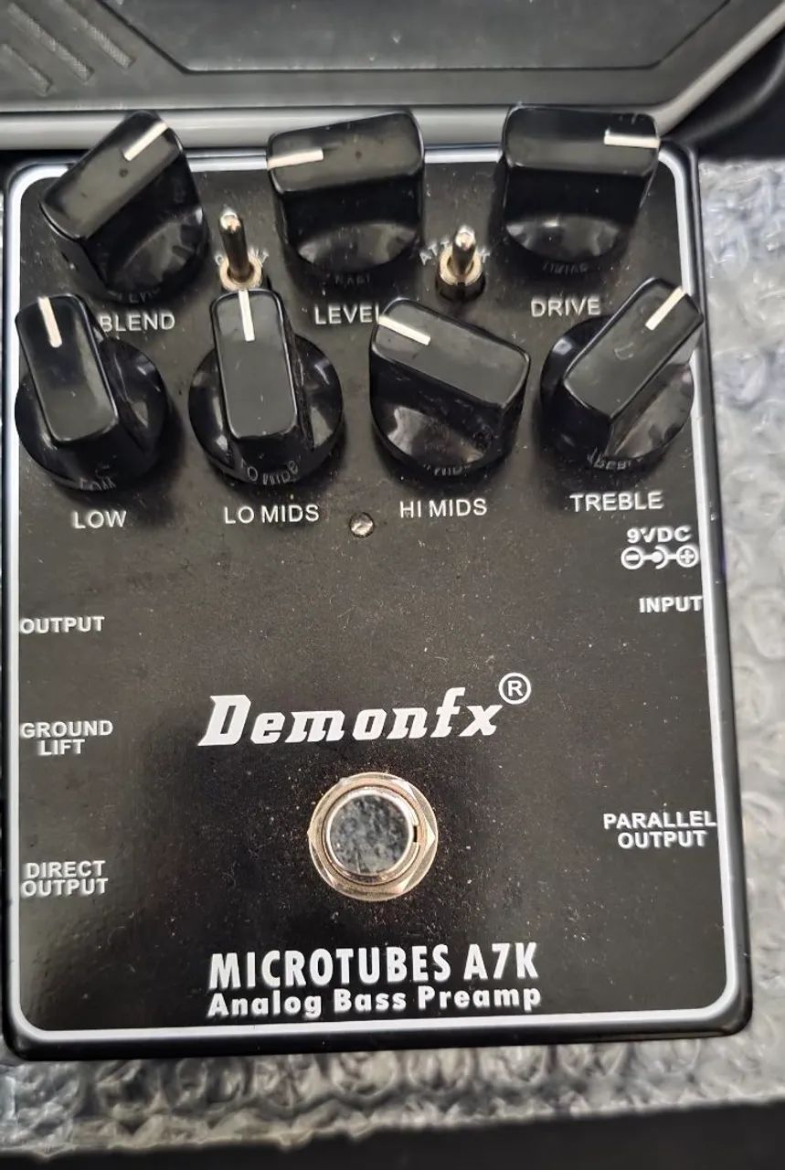 Demonfx MICROTUBES A7K Demonfx Demon FX Microtube A7K Bass Preamp