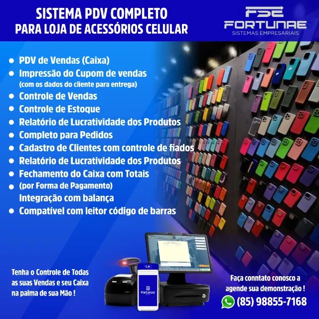 O SISTEMA PERFEITO QUE PARA SEU QUISQUE DE ELETRÔNICOS E ACESSÓRIOS PARA CELULARES