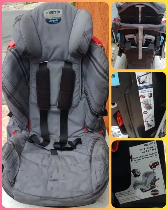 Vendo cadeira para automóvel reclinável da Burigotto de 0 a 25kg-Matrix Evolution.  - Foto 5