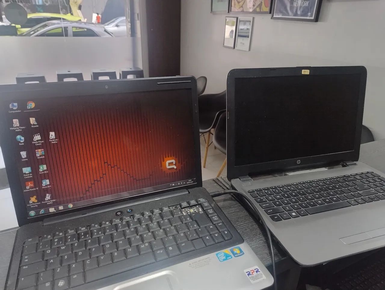 Notebooks HP c/defeito 