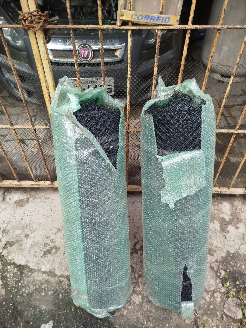 Tela de plástico preta viveiro