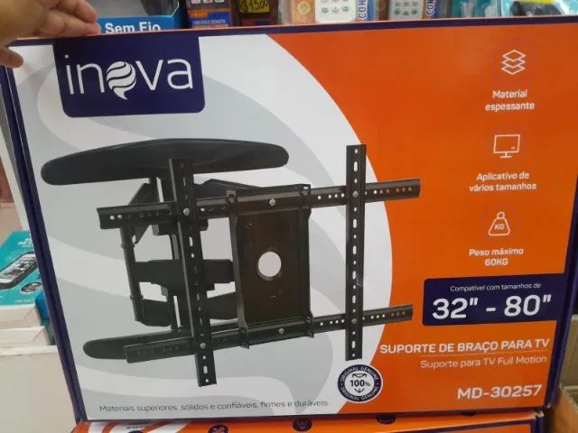   Suporte para Tv de "32" a "80" polegadas.   