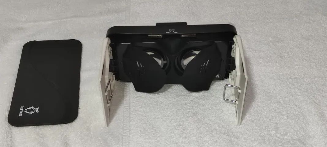 Óculos de realidade virtual para celular inclui acessórios  - Foto 2