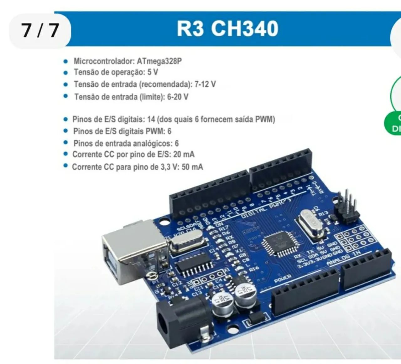 Kit eletrônico com 2 arduíno.  - Foto 4