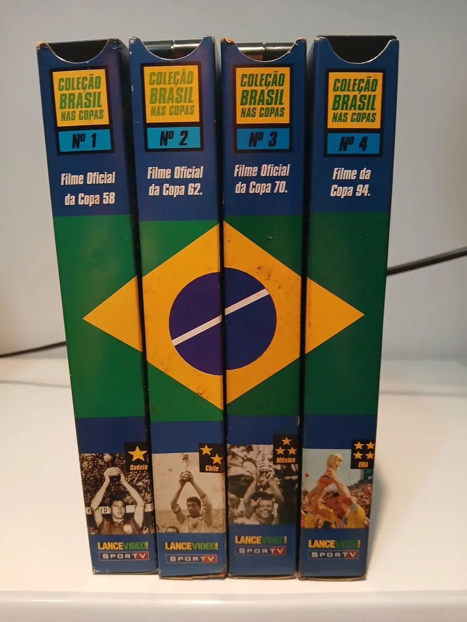 Antiguidades: Fitas VHS coleção Brasil nas copas