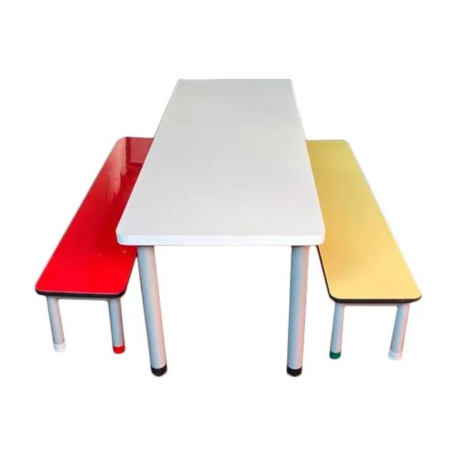 Conjunto de mesa para refeitório-infantil/escolar