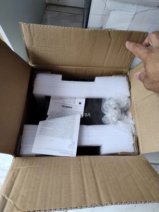 No break para DVR e portão automático 