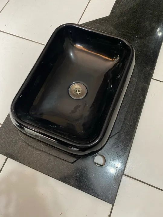 Pia de mármore granito com cuba embutida  - Foto 4