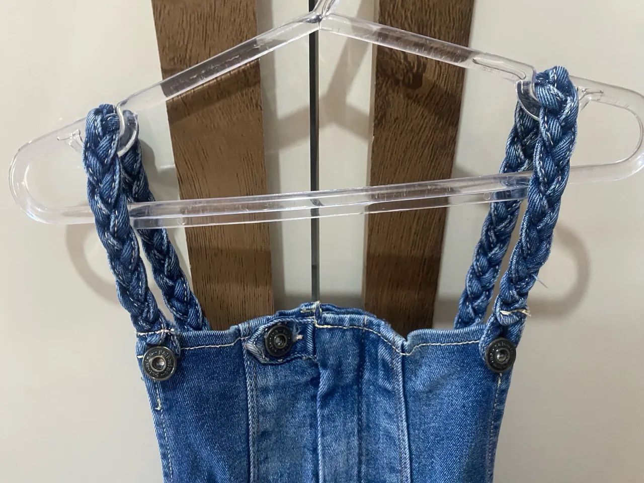 Macacão Jeans Menina 