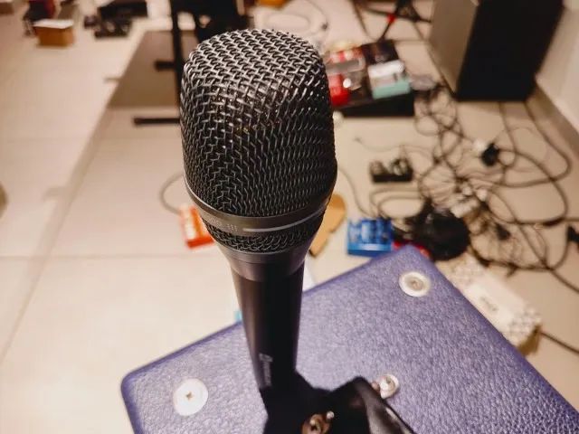 Microfone Condesador Relacart PM-100 (Novinho) Estado de Zero