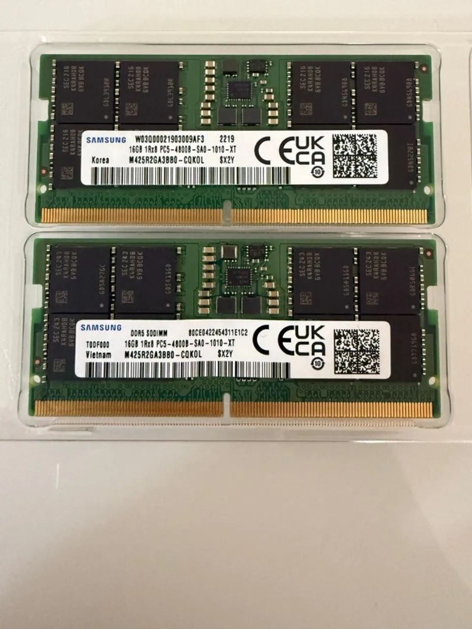 Kit Memória RAM DDR5 32GB Notebook Dell 2x16gb