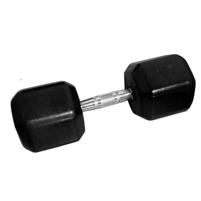 Kit Halter Sextavado Texturizado com pegada é aço cromado de 1 até 10kg + suporte - Foto 3